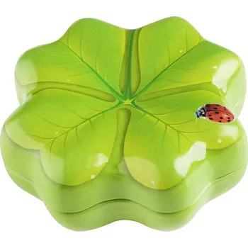 Bonboniéra LAUENSTEIN Plněný plechový čtyřlístek 12g DÁREK PRO ŠTĚSTÍ