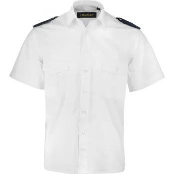 Pánská košile Košile pilotka hasičská KR - bílá Barva: Bílá, Velikost: 45