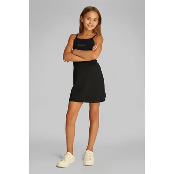 Dívčí šaty Dívčí šaty Calvin Klein Jeans IG0IG02909.104.116.PPYA černá 99X, vel. 116