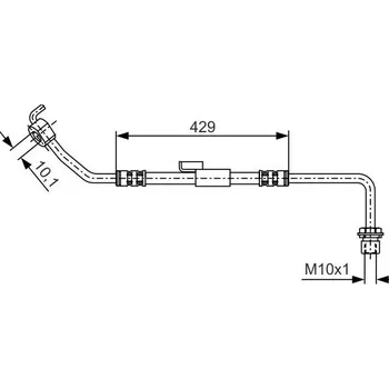 Brzdová hadice Brzdová hadice BOSCH 1 987 476 510