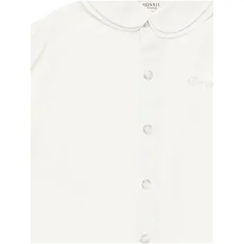 Dámská halenka Dětská lněná halenka Donsje Anoeche Linen Blouse 4094600.68.92 bílá 00X, vel. 92