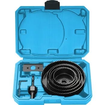 Vrták XTLINE Sada vykružovacích korunek 8 dílů | 51-102 mm, plastový box