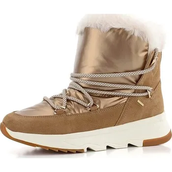 Dámské kozačky Geox kotník s kožešinkou a membránou Falena ABX tobacco D16HXC02285C6777 - 40 | P652039