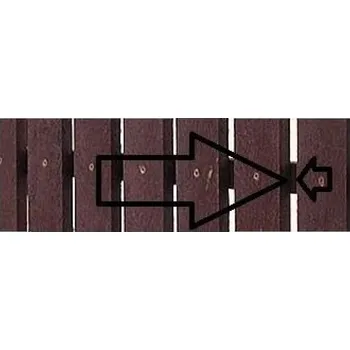 Plot Nosník Zn poplastovaný 30x50x3000 - hnědý