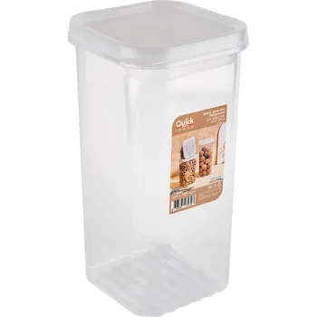 Dóza na potraviny Dóza plastová vysoká transparentní 1650ml