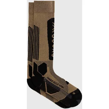 Pánské ponožky Lyžařské ponožky X-Socks Helixx Gold 4.0 XS.SSXXW19W zlatá 10Y, vel. 37/38
