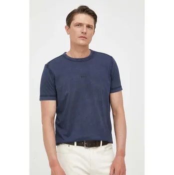 Bavlněné tričko Boss Orange 50502173 námořnická modř 59X, vel. S