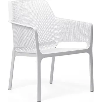 Plastové jídelní křesílko NET RELAX — více barev Stima Bianco