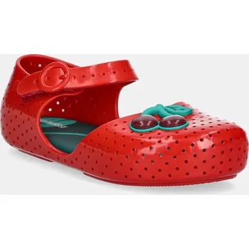 Dámské baleríny Dětské balerínky Melissa FURADINHA M.35980 červená 33X, EUR 25/26