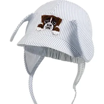 Čepice Dětská bavlněná čepice Jamiks SEAMUS SEAMUS.Nak.glo.JLH159.K modrá 50X, vel. 44