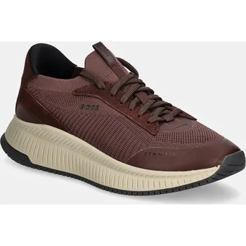 Pánské tenisky Tenisky BOSS Mono vínová barva, 50523113 50523113.602 89X, EUR 44