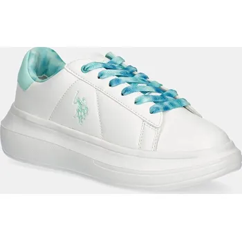 Chlapecké tenisky Dětské sneakers boty U.S. Polo Assn. HELIS013 HELIS013K.5Y3.35.39 tyrkysová 60X, EUR 38