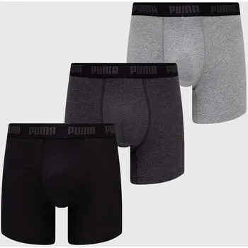 Boxerky Boxerky Puma Everyday 3-pack 938327 šedá 90X, vel. M