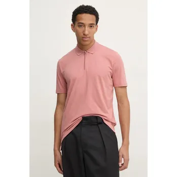 Pánské tričko Polo tričko HUGO 50496003 růžová 03A, vel. L
