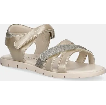 Dívčí sandály Dětské sandály Tommy Hilfiger zlatá barva, T1A2-33771 T1A2.33771 10Y, EUR 33
