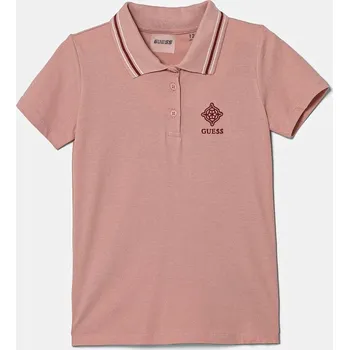 Chlapecké oblečení Dětské bavlněné tričko Guess J5RP01.KCOK1.PPYA růžová 03X, vel. 118-122