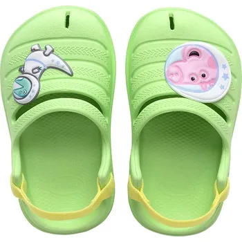 Pánské pantofle Pantofle Havaianas CLOG PEPPA PIG 4148462 zelená 70X, EUR 21/22