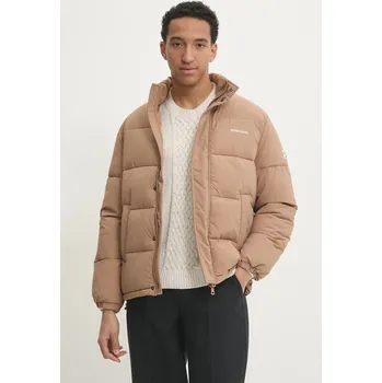 Bunda Guess Jeans pánská, béžová barva, zimní, M4BL20 WGII2 M4BL20.WGII2 80X, vel. L