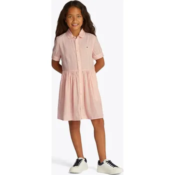 Dívčí šaty Dívčí šaty Tommy Hilfiger KG0KG08579.104.122.PPYA oranžová 32X, vel. 122