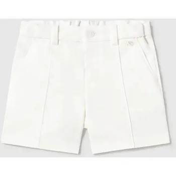 Dětské šortky s příměsí lnu Mayoral šedá barva, 1240 1240.3A.Baby.PPYA 09X, vel. 68