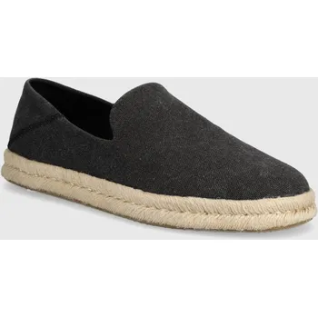 Dámské polobotky Espadrilky Toms Santiago 10019869 černá 99X, EUR 44