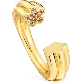 Prsten Pozlacený stříbrný prsten Tous 1950 1004243311 zlatá GLD, vel. 11