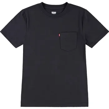 Chlapecké tričko Dětské bavlněné tričko Levi's SUNSET POCKET TEE černá barva, 8EM359 99X, vel. 104