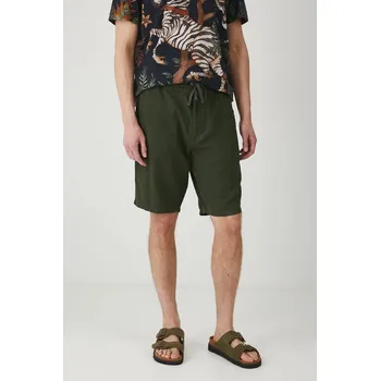 Šortky s příměsí lnu Medicine zelená barva RS25.SZM081 87M, vel. XXL