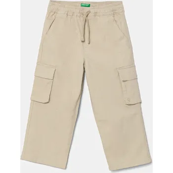 Chlapecké kalhoty Dětské kalhoty United Colors of Benetton 4TCGGF02B.P.Seasonal béžová 12X, vel. 90