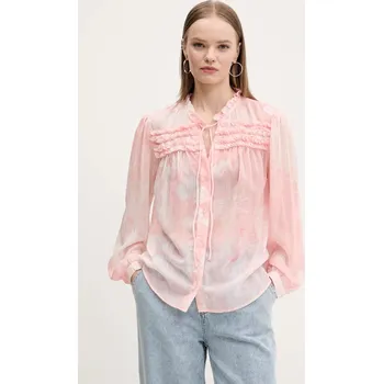 Dámská košile Košile Desigual ENIO 25SWBW05 růžová 39X, vel. XS