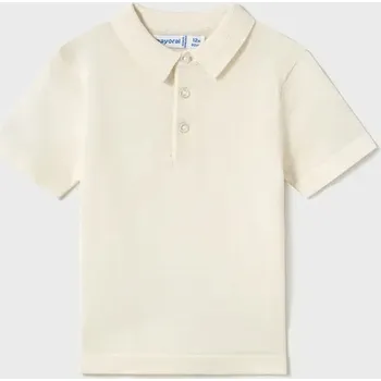 Chlapecké tričko Dětské polo tričko Mayoral béžová barva, 1106 1106.3A.Baby.PPYA 01X, vel. 86