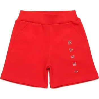 Pánské kraťasy Dětské bavlněné šortky Marni MP193B SHORTS M01403 červená 33X, vel. 78