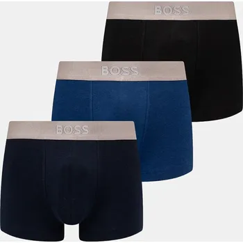 Pánské spodní prádlo Boxerky BOSS 3-pack 50514998 černá 86X, vel. S