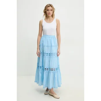 Dámská sukně Bavlněná sukně Answear.LAB 81015.FKK modrá 55X, vel. L