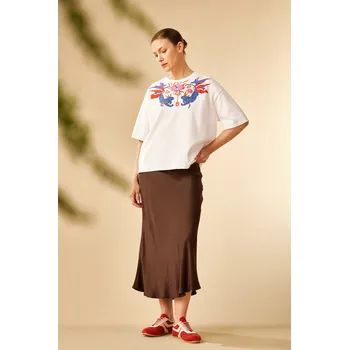 Dámské tričko Bavlněné tričko Medicine dámské, bílá barva RS25.TSD656 00X, vel. XS