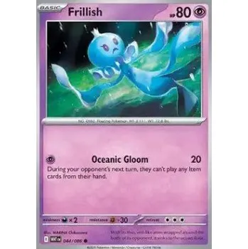 Karetní hra Pokémon WHT 044/086 Frillish - White Flare Stav: Near Mint, Verze: POKÉBALL REVERSE HOLO