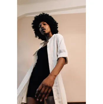 Dámské šaty Šaty MUUV. short.dress.TUNIC béžová 02X, vel. M