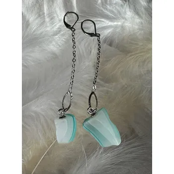 Náušnice Skleněné náušnice Nanovo - Delunk