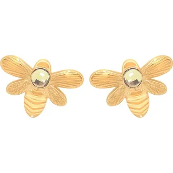 Náušnice Pozlacené náušnice Lilou Honey 211/KOL/9/PO zlatá GLD, vel. ONE SIZE