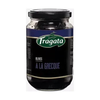 konzervovaná ryba Černé olivy s peckou na řecký způsob 250 g