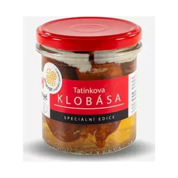 konzervovaná ryba Machač Tatínkova klobása 180 g