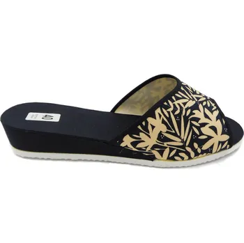 Dámské pantofle Bokap 010 žluté lístečky Velikost: 36 (EU)