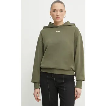 Pánská mikina Bavlněná mikina BOSS Orange 50534815 zelená 78X, vel. M