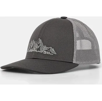 Kšiltovka Kšiltovka Jack Wolfskin Brand černá barva, vzorovaná 1911242 90X, vel. ONE SIZE