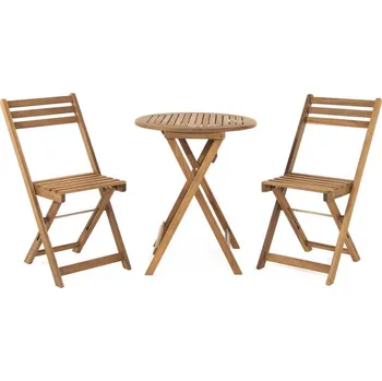 Zahradní sestava Zahradní set HAVANA — masiv, přírodní IDEA nábytek