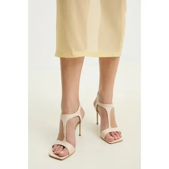 Dámské sandále Kožené sandály Answear.LAB 594023Cab01 béžová 01X, EUR 38