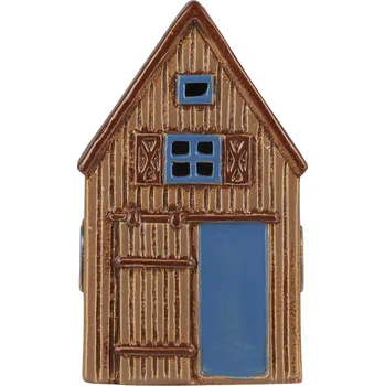 Svícen Ib Laursen Kameninový svícen Visby Blue barn door