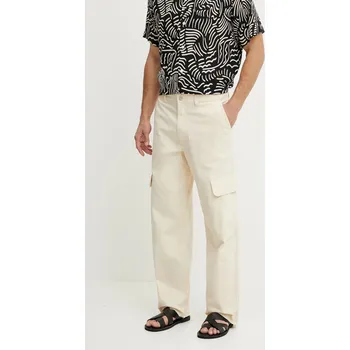 Bavlněné kalhoty OAS 5025.01 béžová 01X, vel. L