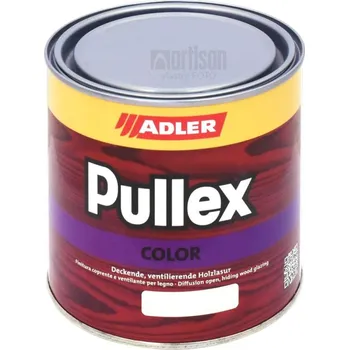barva a nátěr na dřevo ADLER Pullex Color - krycí barva na dřevo 0.75 l Purpurrot / P