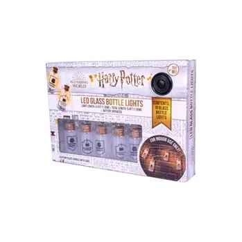Dekorativní 3D světýlka k zavěšení - řetězová lampa Harry Potter: Skleněné láhve od lektvarů (10 ks)